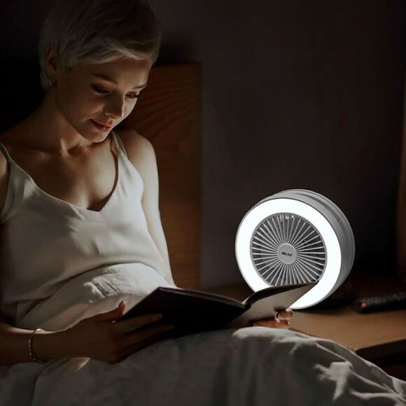 New Wireless Bluetooth Speaker With Desk 3 Speed Fan Rechargeable Indoor Outdoor - Picture 6 of 6